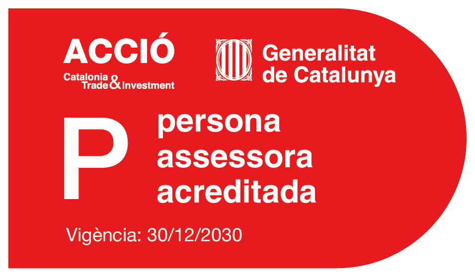 Acreditació de persona assessora acreditada per ACCIO, Generalitat de Catalunya